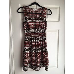 Aztec Print Mini Dress